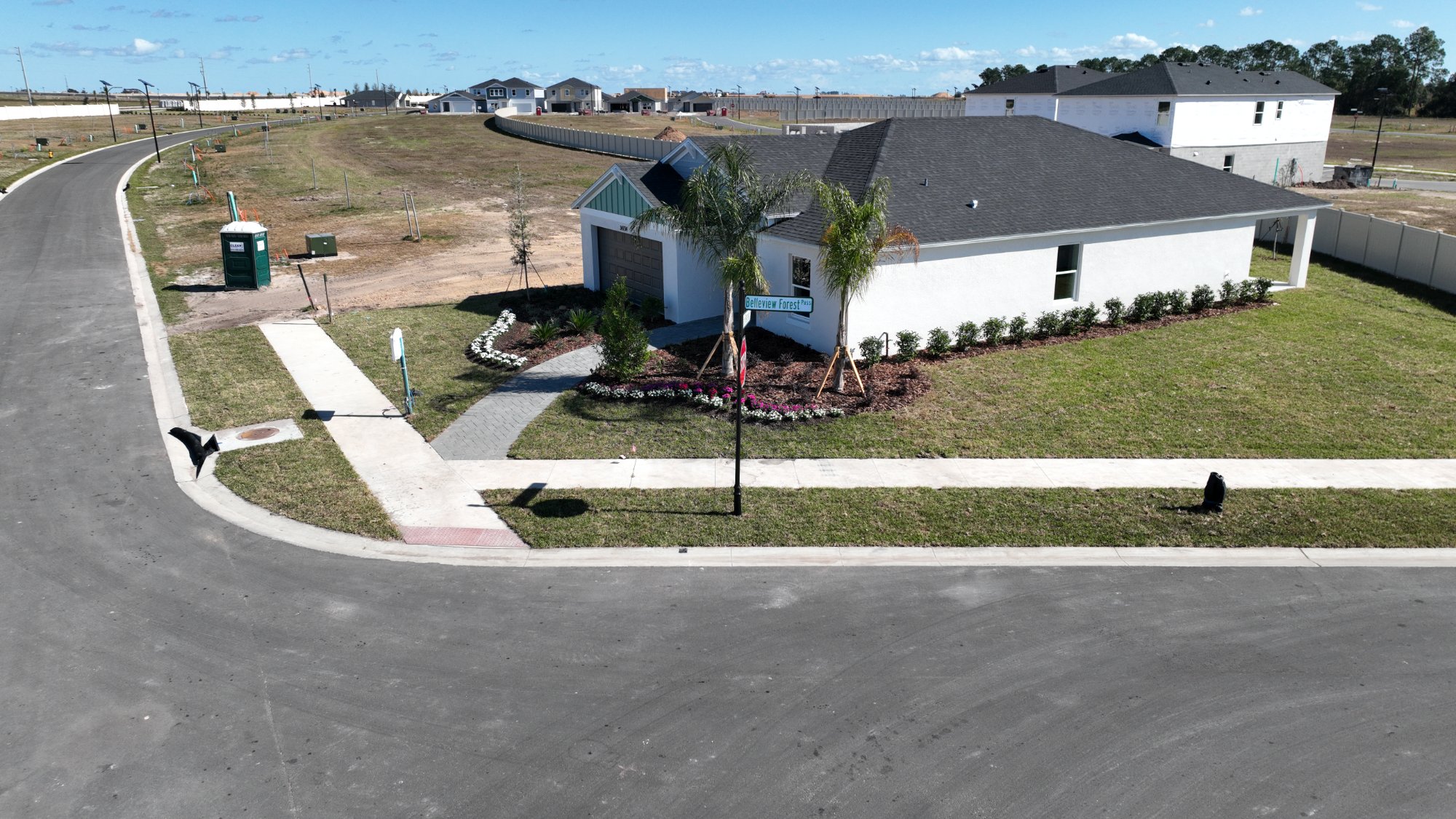 Belleview Forest New Construction Aerial — AeroLakeland drone photography