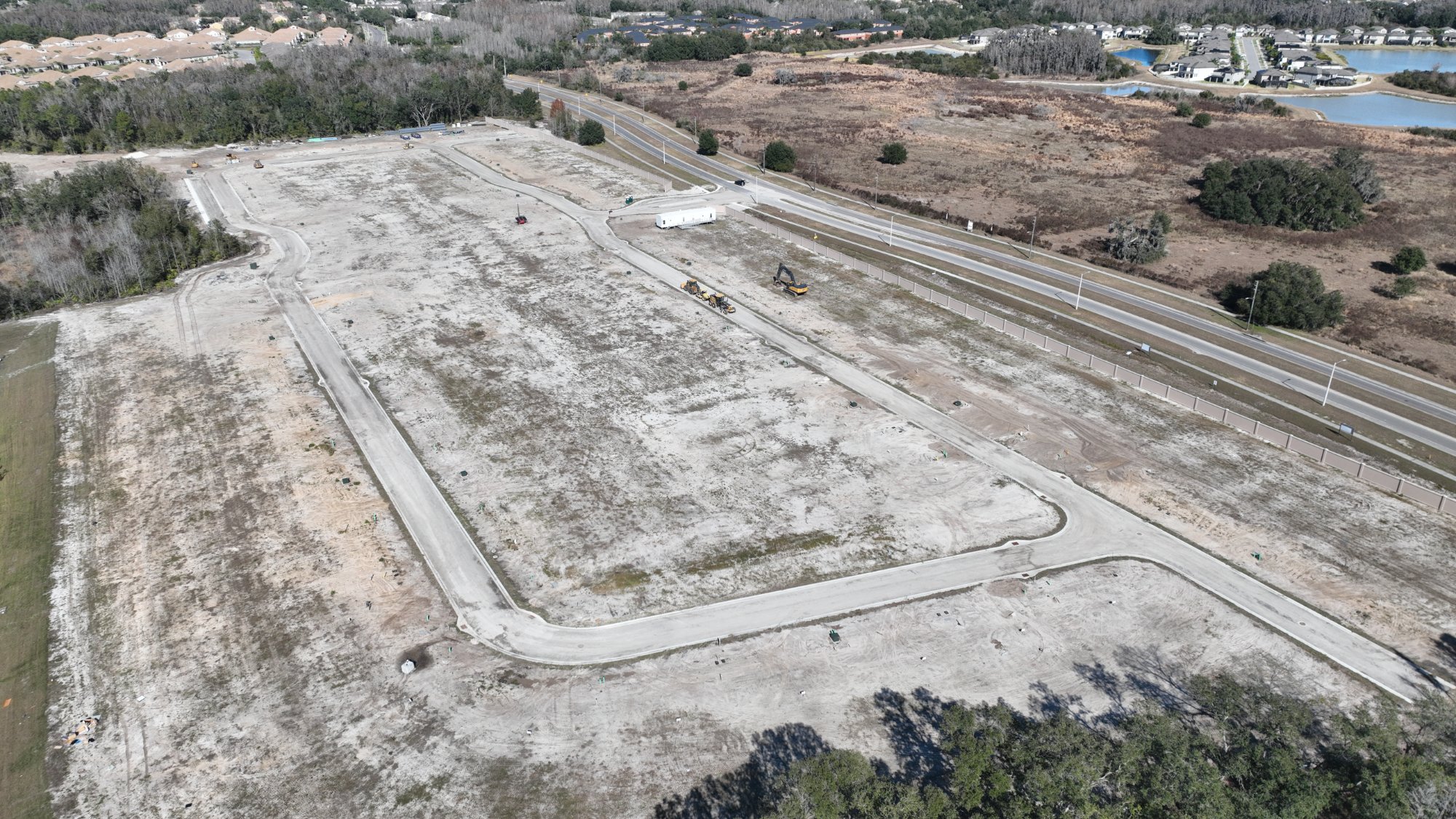 Aerial Construction Site Polk County — AeroLakeland drone photography